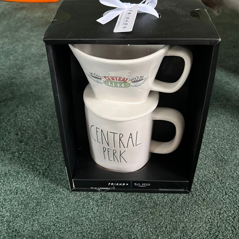 Rae Dunn Friends coffee drip mug